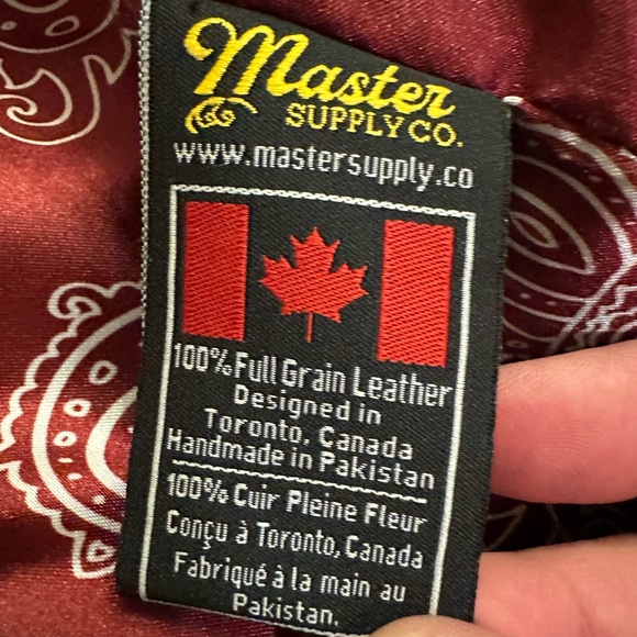 Masters Full Grain Leather bomber jacket - Picture 4 of 6